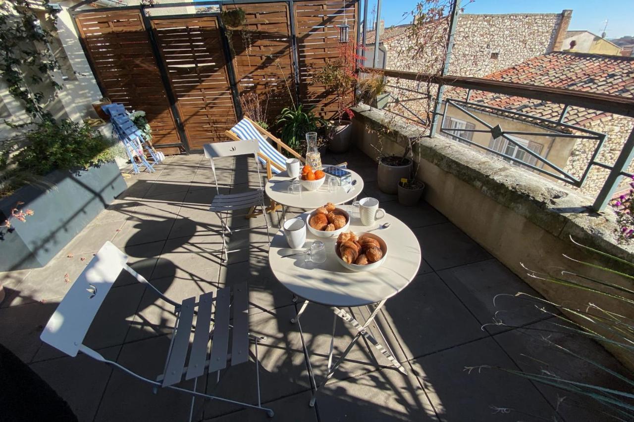 The Sunny - P2 With Terrace - City Centre Nimes Bagian luar foto
