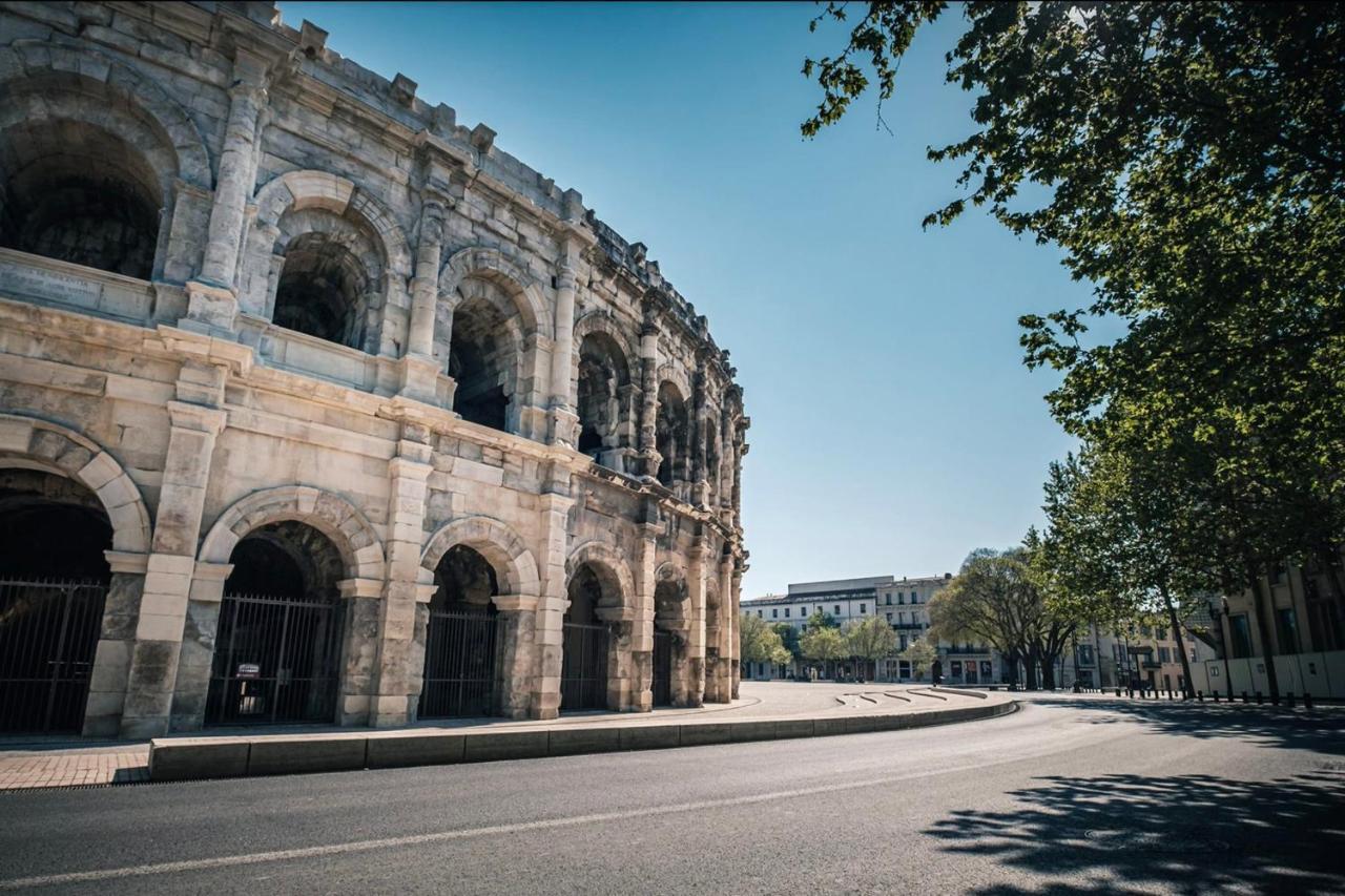 The Sunny - P2 With Terrace - City Centre Nimes Bagian luar foto